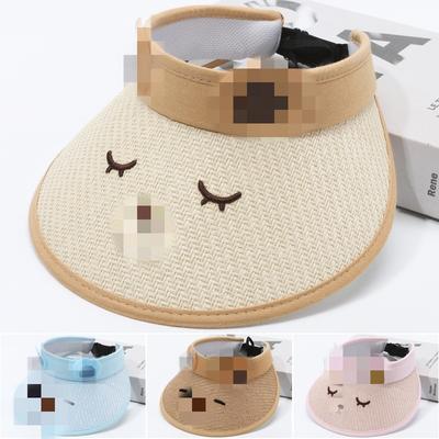 Children's Sun Protection Hat Summer Girls Sun Hat Baby Sun Hat Baby Big Brim Empty Top Hat Female UV
