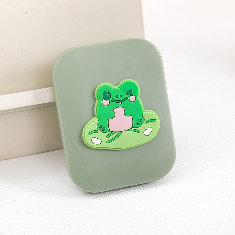 Perie de păr portabilă de buzunar cu desen animat, mică pentru călătorie, masaj, mini oglindă de buzunar, pieptene pliabil pentru femei, fete, instrumente de styling drăguțe