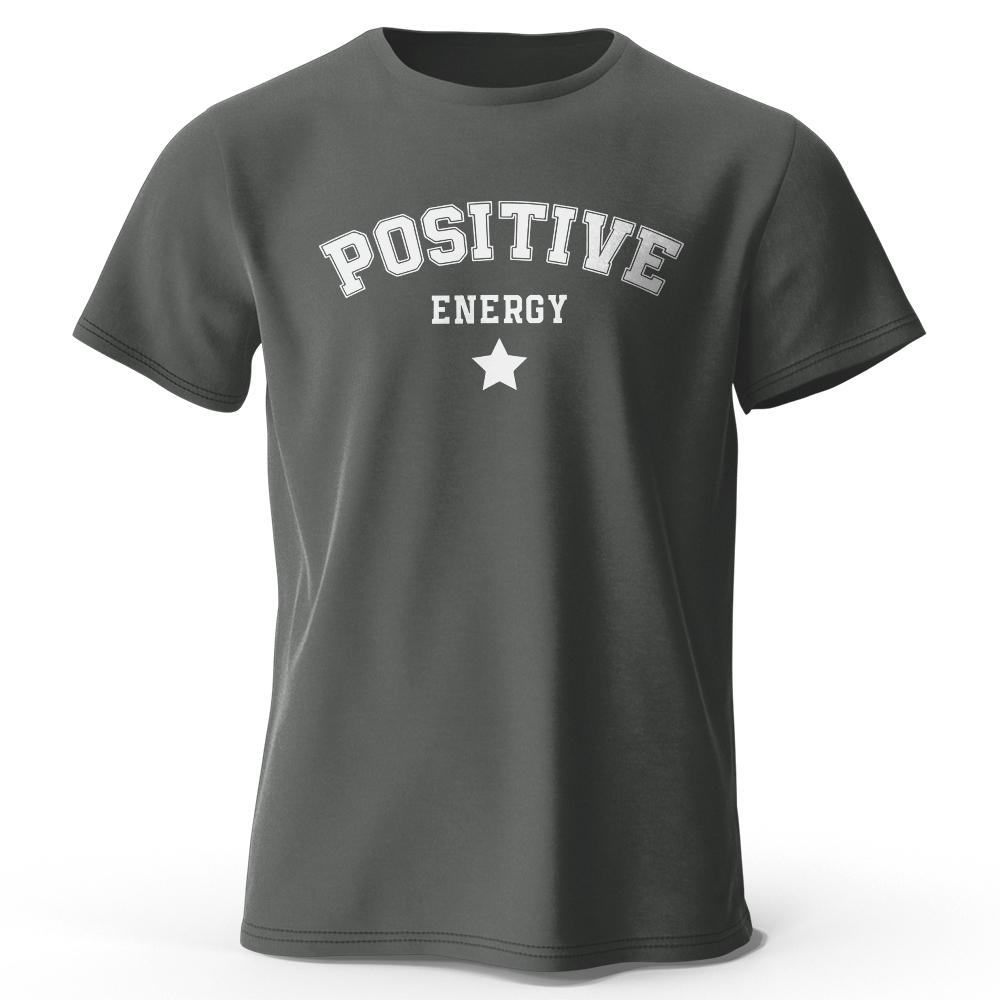 Men's Positive Energy Tees and T-Shirt: Trendy Urban Streetwear for a Stylish Summer Look