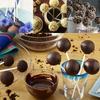 100 Pezzi Bastoncini di Plastica per Lecca-lecca Anima Vuota Bianchi Per Feste Ristorazione Cioccolato Caramelle Zucchero Bastoncini per Lecca-lecca Bastoncino per Cake Pop