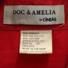 DOC&AMELIA Five-quarter Sleeve Button Down Work Shirt XL Navy Corporate Men's Used