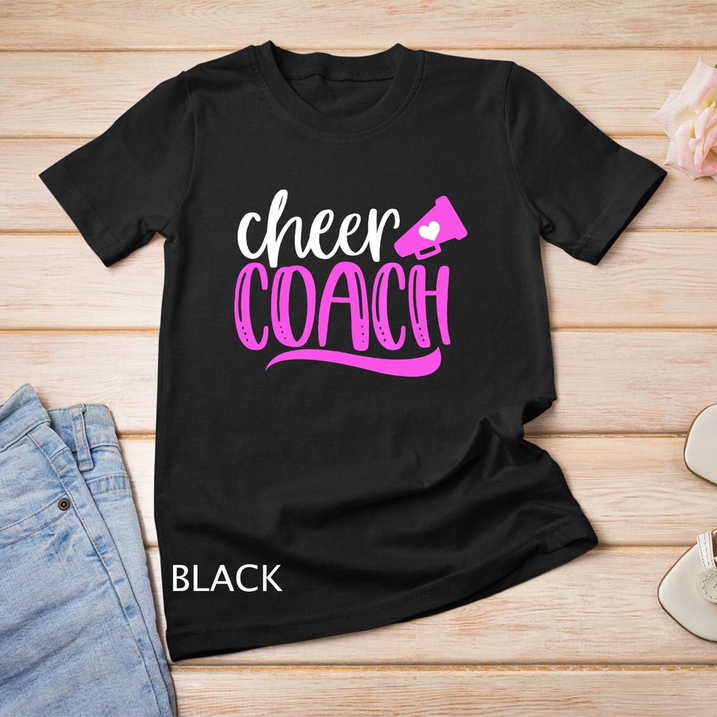 Allenatore di Cheerleading Carino - Allenatore di Cheerleading Maglietta Unisex Bianca e Rosa Uomo Donna Top
