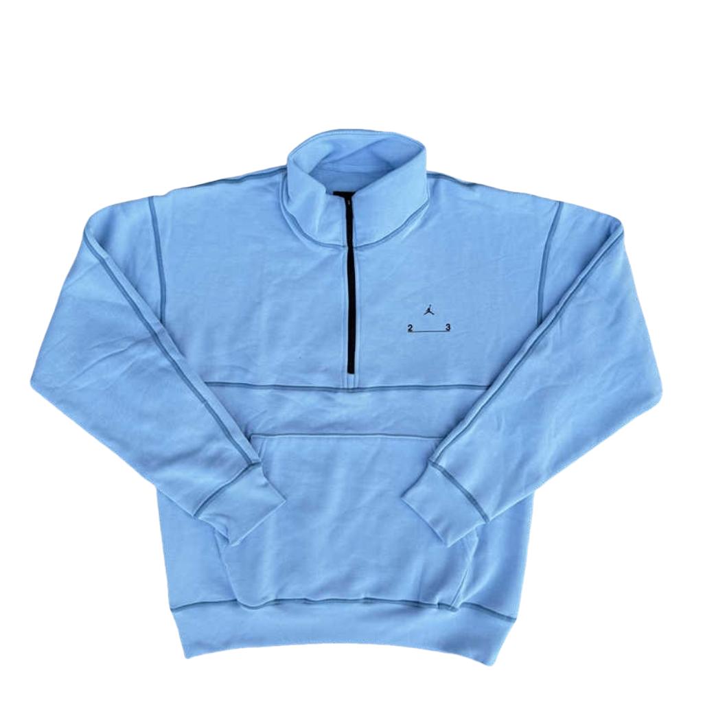 Jordan Sports Lifestyle Series Casual Fleece Warm Stand Collar Sweatshirt Men Sweatshirt Blue DV7680-411