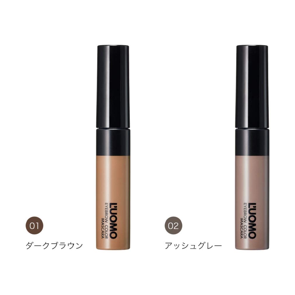 Eyebrow Color Mascara N 02 Ash Gray 7g Eyebrow Mascara Cosmetics L'UOMO Men's