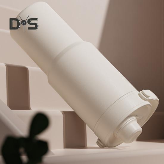 Insulated Vacuum Flask Travel Bottle with Straw Large Capacity BPA Free Food Grade Heat-Insulated Water Bottle Tumbler