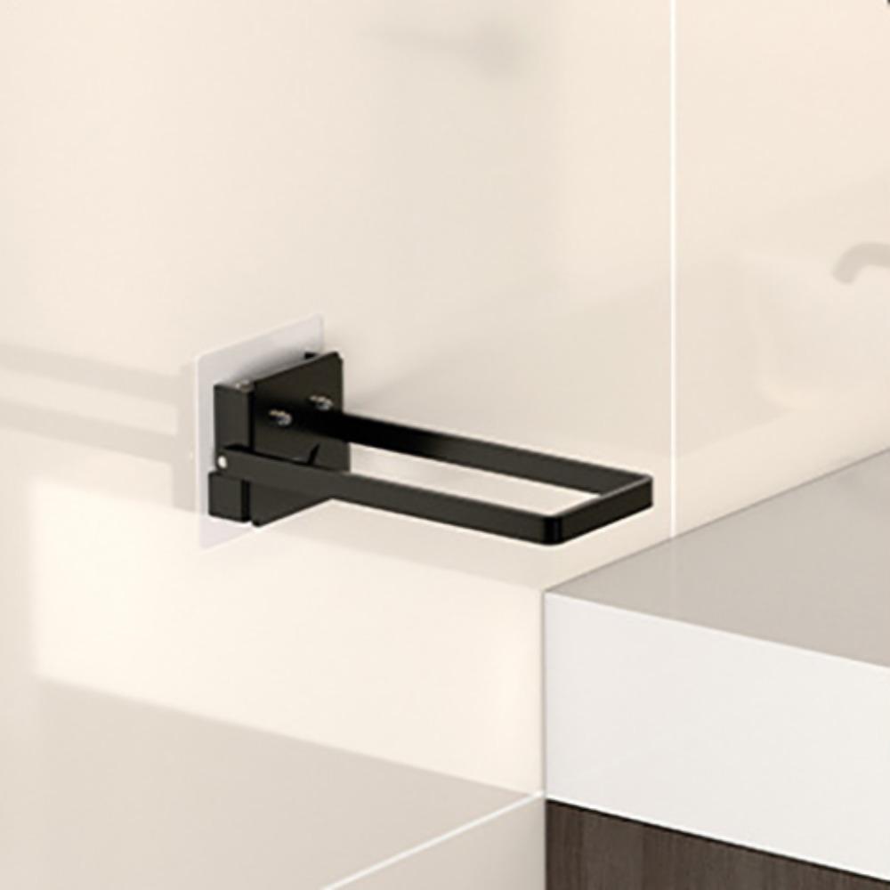 

Настенная складная вешалка для полотенец Водонепроницаемая полка для хранения Прочная вешалка для полотенец Кухня 18cm