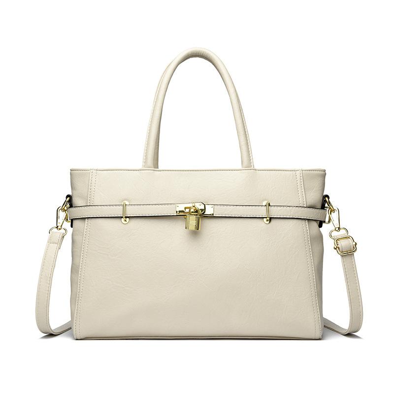 Bolsa Fashion para Deslocamento - Sofisticada Bolsa Tote Retrô para Deslocamento - Bolsa de Ombro Casual de Grande Capacidade