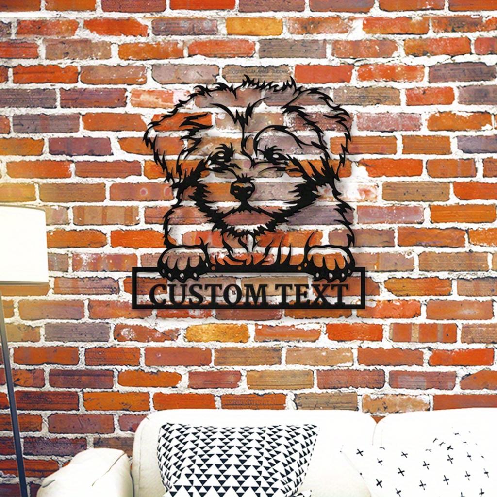Custom Bolonka Zwetna Dog Metal Sign, Personalized Name Plate Wall Decor