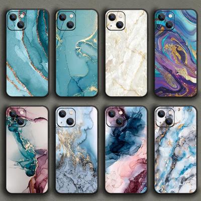 Simple Art Marble Phone Case For iPhone Samsung Galaxy Redmi Xiaomi Note S A 16 15 14 13 12 11 20 21 22 23 53 54 Pro Plus Ultra Silicone Cover