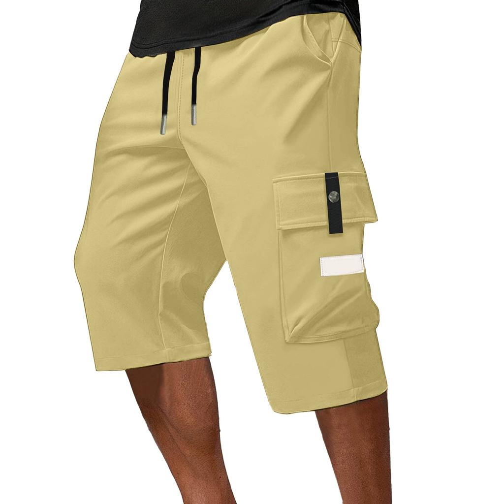 Men's Lace-up Sweatpants Men's Cargo Shorts Casual Pants