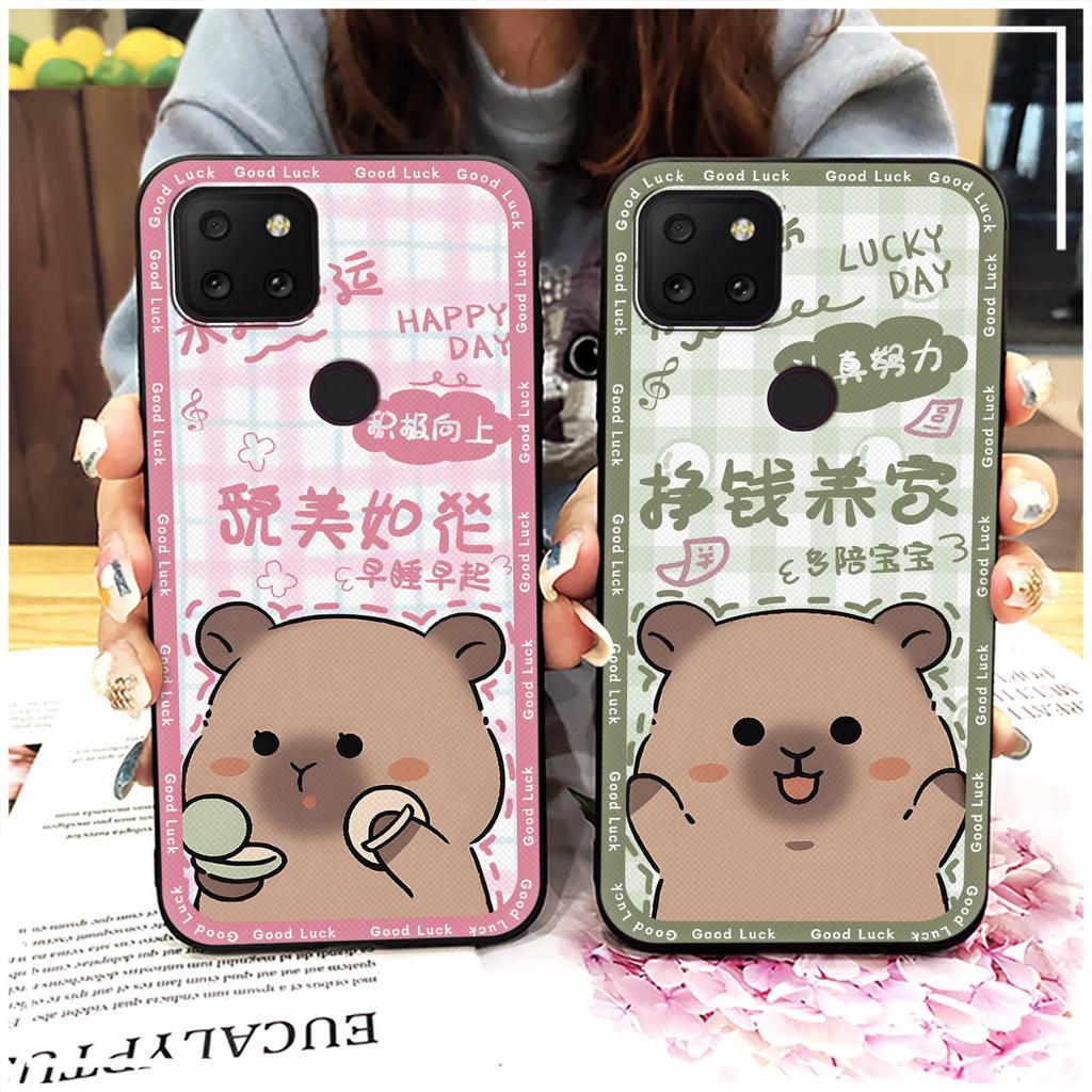 Anti-dust Silicone Phone Case For TCL T-Mobile Revvl 5G Cartoon Couple Full Wrap Dirt-resistant Anti-knock TPU Durable