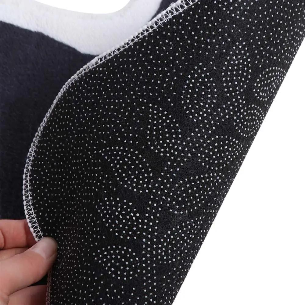Home Decoration Black Cat Cat Shaped Floor Mat Absorbent Non-Slip Floor Carpet Cute Super Soft Floor Rugs Household