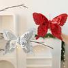 Simulation Butterfly Ornaments Christmas Tree Decoration Sequin Butterfly Christmas Decorations Window