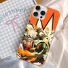 Anime B-Bakugo Katsuki For iPhone 17 16 15 14 Plus 13 12 11 Pro Max Phone Cover Back Satin Colorful Surface