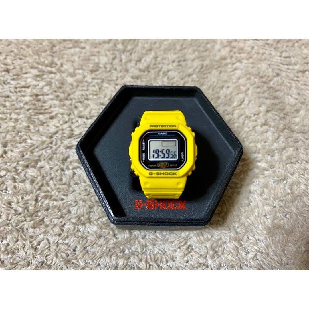 Used G-Shock Nano CASIO Casio Ring Watch Yellow Domestic Genuine Product New