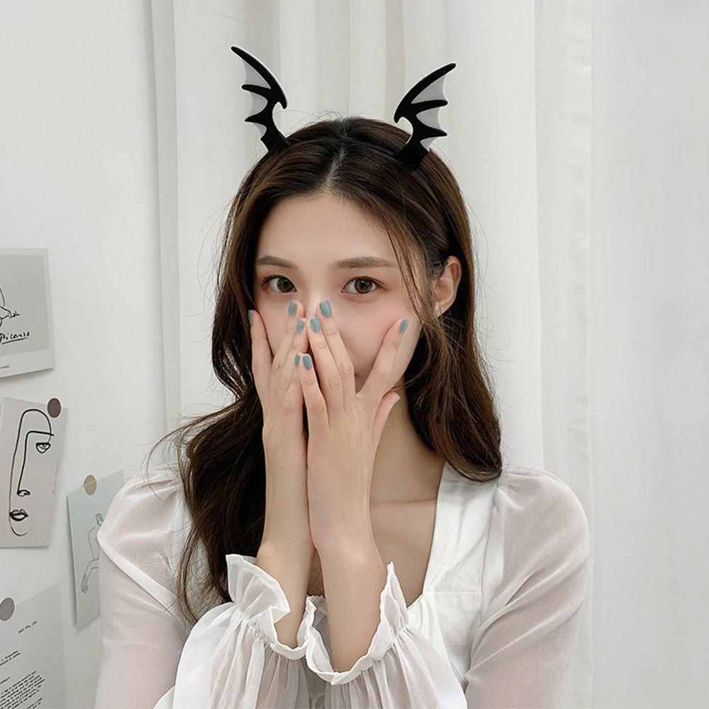Devil Wings Spider Non-slip Pumpkin Korean Hairbands Women Hair Hoop Halloween Headband Animal Ears
