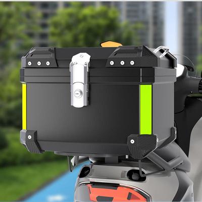 Evrensel Motosiklet Üst Çantası, Su Geçirmez ve Toz Geçirmez Motosiklet Bagajı Arka Çantası, Paslanmaz Çelik Hırsızlığa Karşı Kilitli, Kask ve Bagaj Saklamak İçin