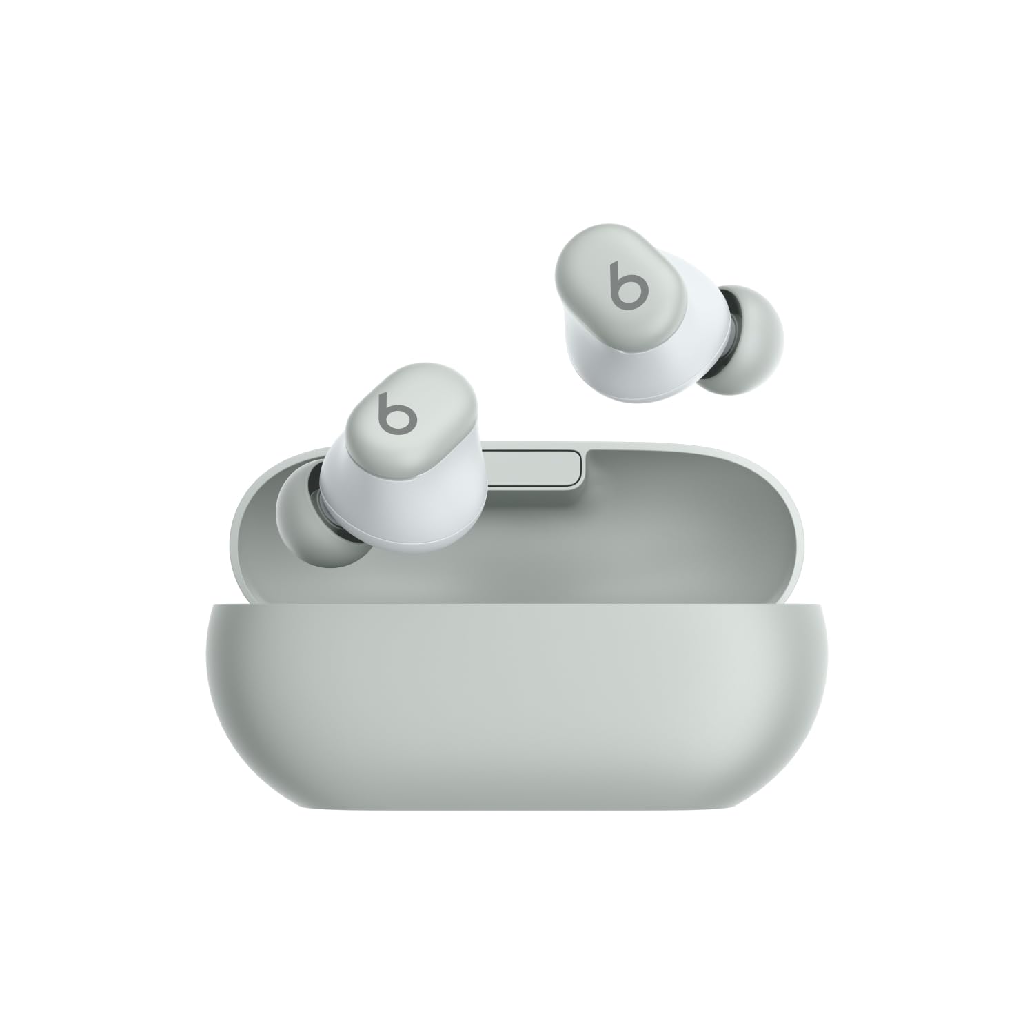 

Беспроводные наушники Beats Solo Buds Bluetooth, совместимые с Apple и микрофоном, до 18 часов, цвет Storm Gray — время воспроизведения, Android, встроенный —