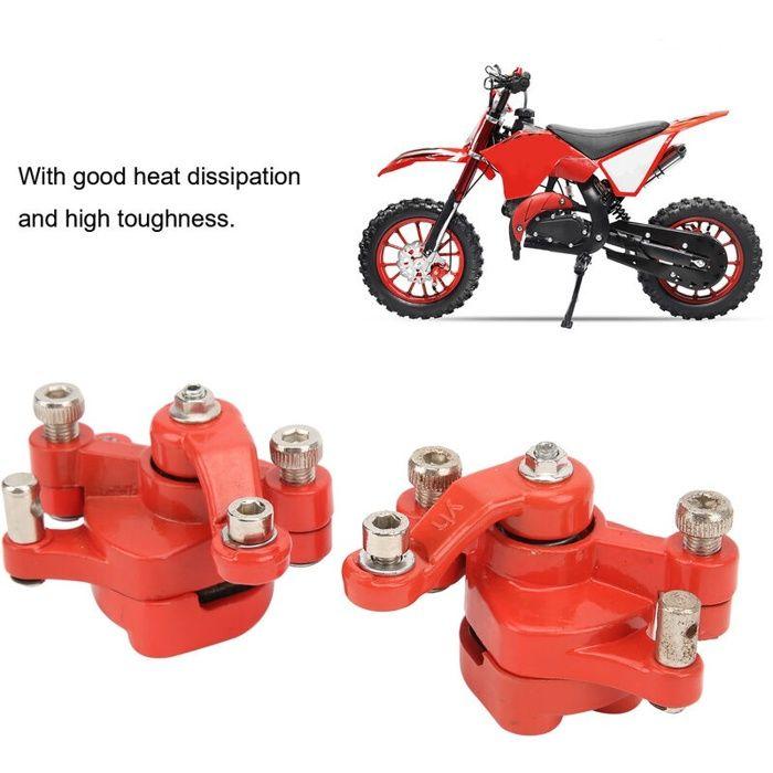 2 pièces étrier de frein avant et arrière de remplacement pour 47cc 49cc 2 temps Pocket Bike Mini Dirt Bike