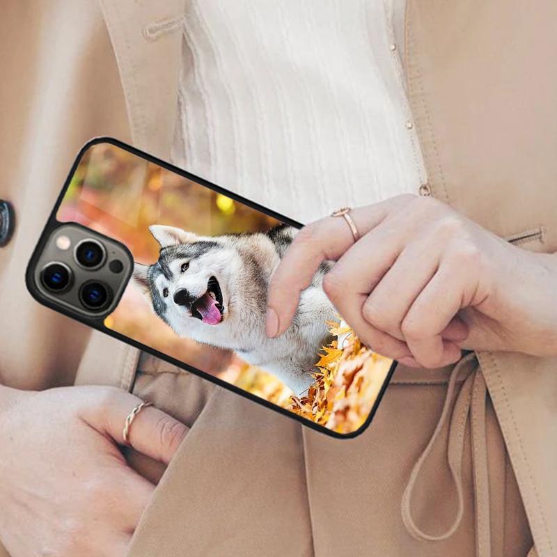 

Funny Siberian Husky Dog Magnetic Phone Case For APPLE iPhone 17 Air 16 14 13 12 Pro Max 15 Plus Charge With MagSafe Cover iPhone 13mini