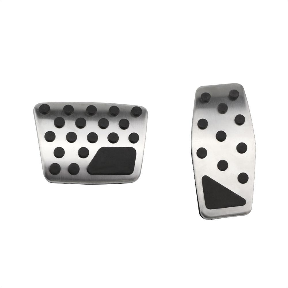 Car Pedals Accelerator Gas Brake Rest Pedal Cover for Jeep Renegade 2015 - 2022 Compass 2017 - 2022 Interior
