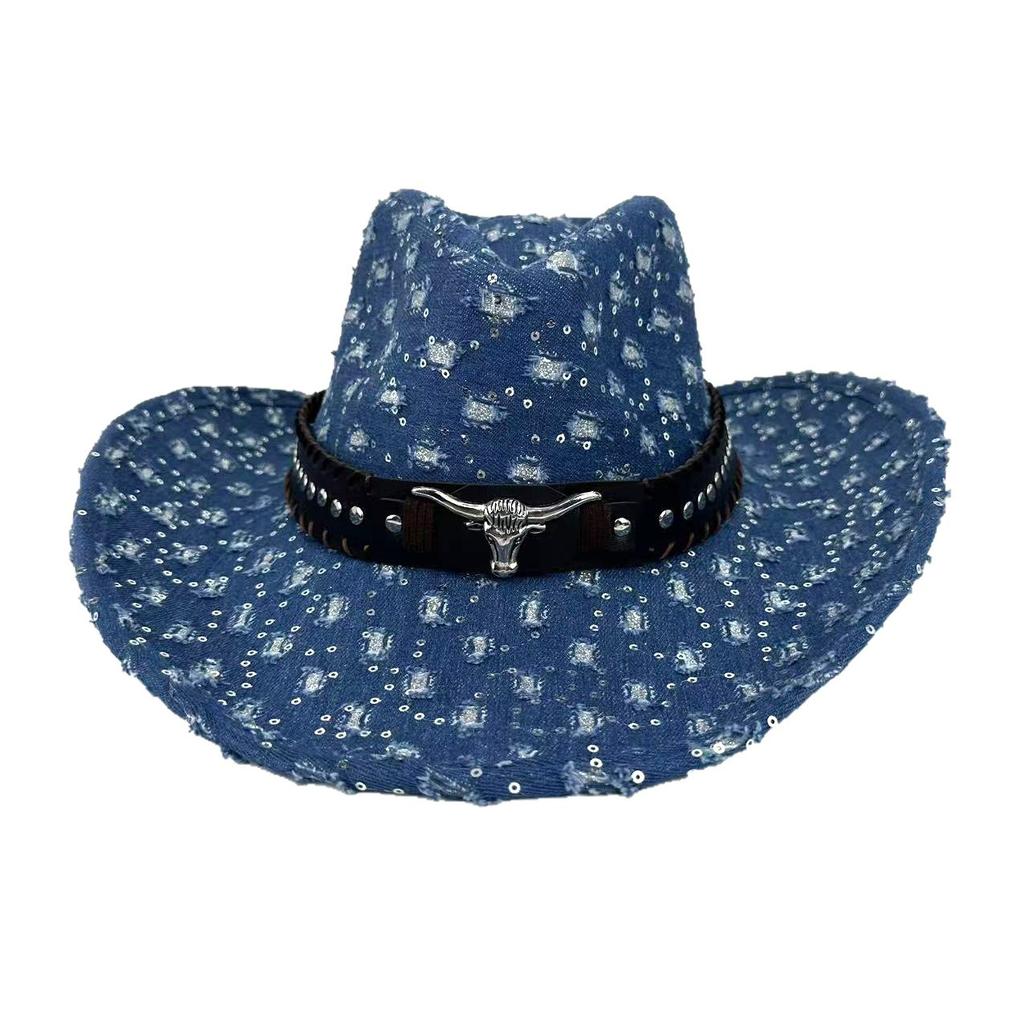 American Retro Old Western Cowboy Hat Can Be Worn In All Seasons Outdoor Travel Jazz Hat Men'S And Women'S Versatile Top Hat
