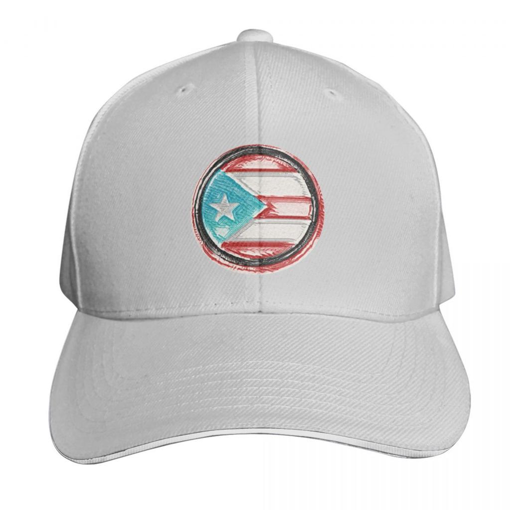 Puerto Rico Flag Baseball Cap Visor Trucker Hat Mountaineering Icon Women Unisexs