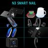 Smart Nagelchip N3 Smart Nagelchip Weich Hautfreundlich Flexibel Smart Nagelaufkleber Eingebauter Chip Smart Devices für Männer Frauen