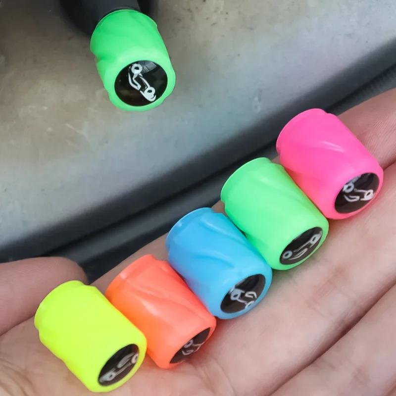 Capac Ventil Luminos Nou Creativ cu Logo Capac Praf Ventil Auto Motocicletă Bicicletă Universal Capace Ventil Piese Multifuncționale