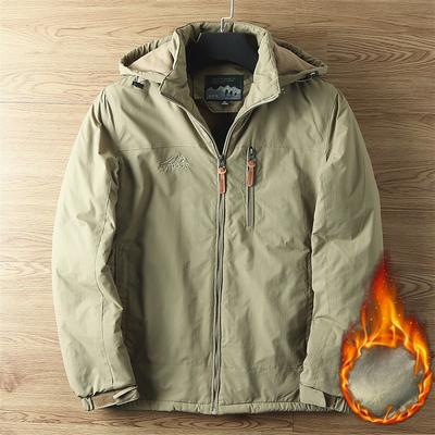 New Men's Outdoor Casual Fleece Thickened Tooling Jacket Windproof and Waterproof Outdoor Mountaineering Suit