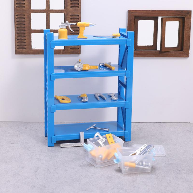 Miniature Tool Collection 30Pcs Set 1:12 Scale Perfect for Dollhouse Workshop Realistic Accessories