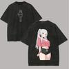 Hot Sale Anime Peripherals Frieren: Beyond Journey's End Graphic Print T-Shirt Men Women Streetwear Fashion Vintage Washed Cotton Summer New Tee