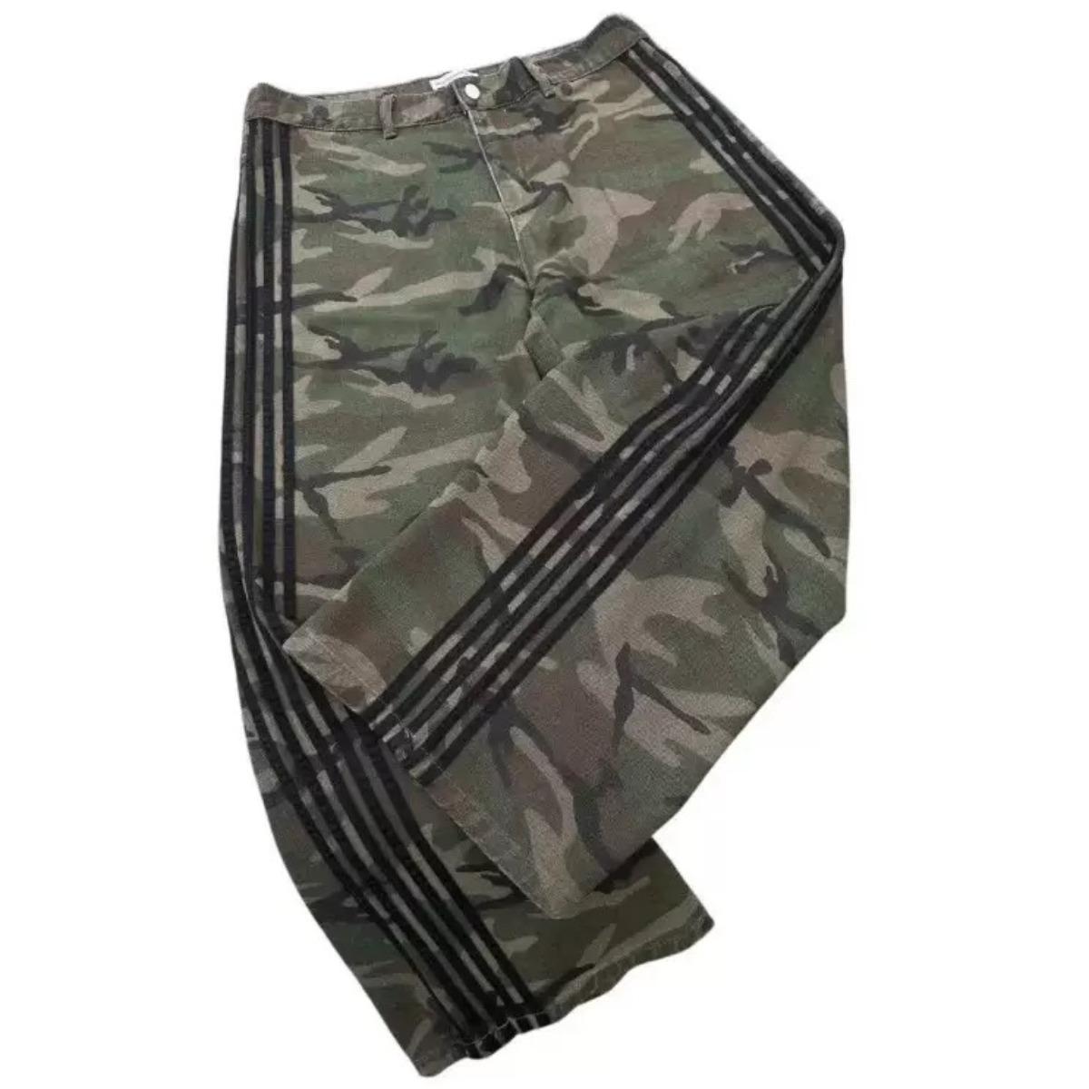 

Джинсы RogueWave Y2K Baggy Высококачественные Вышитые Полосатые Брюки-треники Харадзюку Мужские Женские Хип-хоп Уличная одежда Повседневные Широкие Джинсовые брюки L