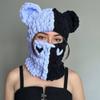 Knitted Full Face Ski Mask Winter Balaclava Face Cover for Outdoor Sports Novelty Knitting Beanie