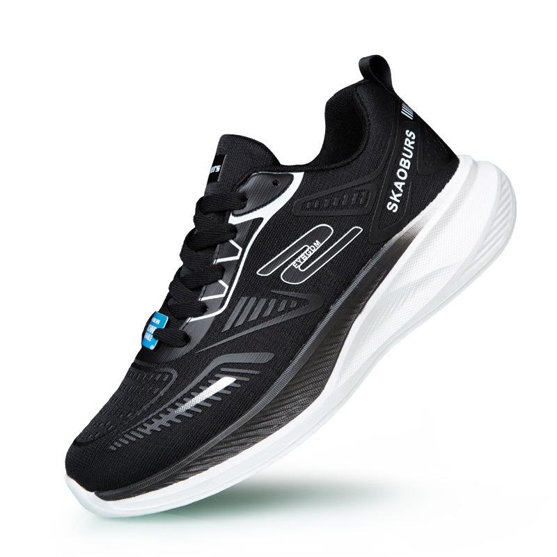 Men's Shoes New Sports Running Shoes Fashion Trendy Shoes Lightweight Travel Shoes Mesh Breathable Trend Couple Sports Shoes