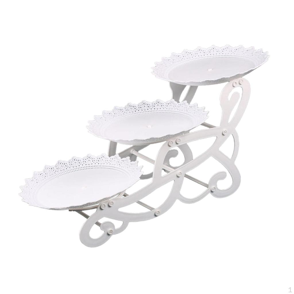 3 Tier Serving Stand Cupcake for Dessert Table Display Riser Party Events