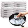 Multi-Layer Silver Fiber Kitchen Cleaning Cloths Set for Dishwashing and Oil Removal Durable and Non-Sticky Surface Cleaning Towels for Home Use