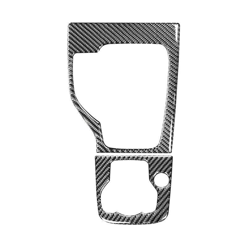 For Mazda 3 Axela 2014- Center Control Gear Panel Decor Carbon Fiber Cover Trim Strip Ide Car Interior Accessories