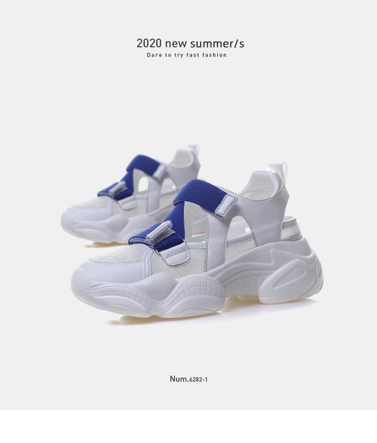 Sports Sandals Women's Thick Sole Casual Sports Shoes Women 2024 Summer New Platform Sandals Womens Shoes