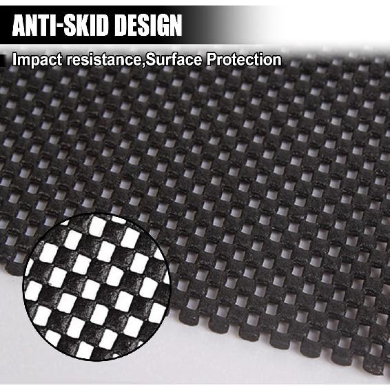 Car Roof Non-Slip Rug Pad, 47'' x 39.4'' Automotive Roof Carrier Bag Protective Mat, PVC Vehicle Cargo Bag Liner, Auto Roof Top Rack Accessories for