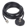 27MHz BNC Male PL259 Connector Radio Antenna w/ 5m Coaxial Cable Magnetic Base