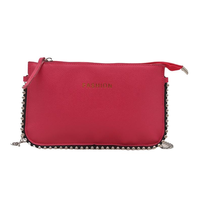 2025 spring and summer new foreign style small square bag change bag popular fashion temperament wide shoulder strap single shoulder messenger bag