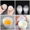 2Pcs Microwave Egg Cooker Boiler Maker Mini Portable Quick Egg Cooking Cup Steamed Tools For Breakfast