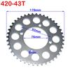 Pignon FDDY 420 35T/60T 76MM pour Moto Cross Pit Bike ATV Quad Moto Buggy Go Kart 50CC 70CC 90CC 110CC 125CC 140CC 160CC Pièces