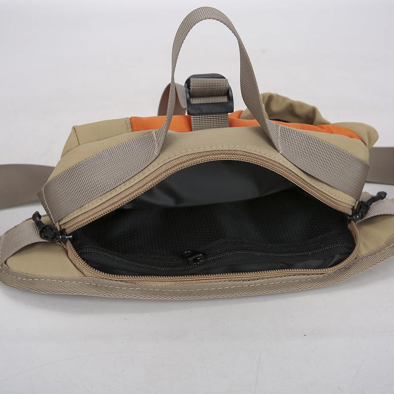 Unisex Crossbody Bag – Korean Minimalist Design Compartment with Water Bottle Holder for Hiking Climbing