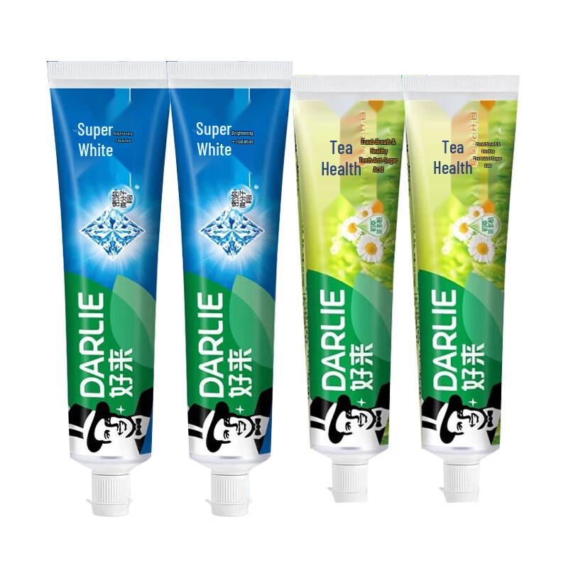 Hawley & Hazel Brightening & Teabian Herbal Toothpaste 4-Pack