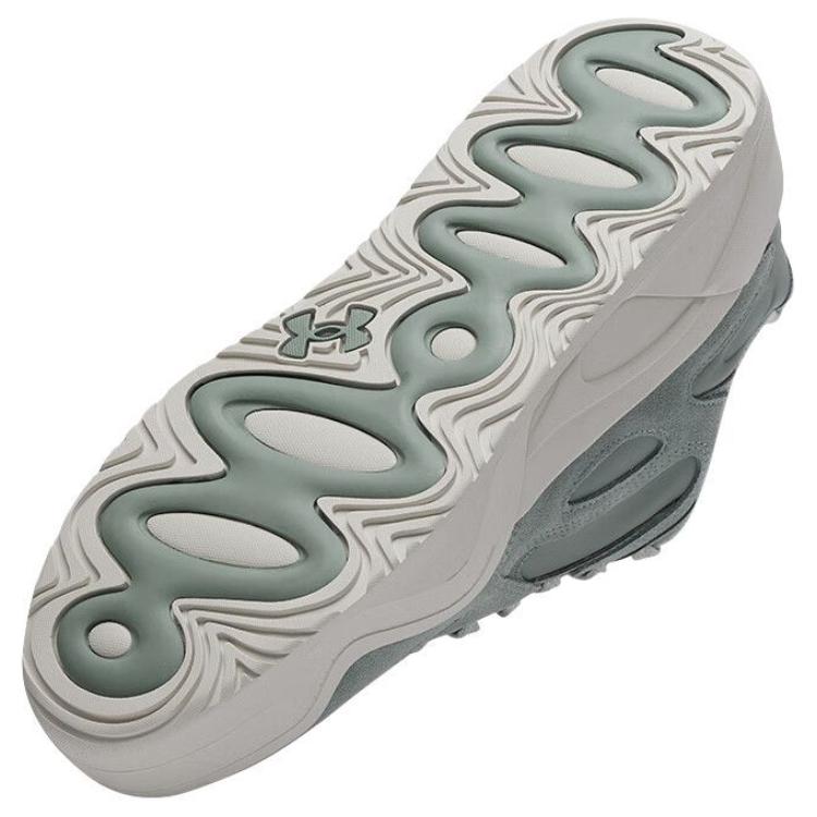 Under Armour Court Anatomix Comfortable Versatile Low-Top Lifestyle Sneakers Unisex sneakers Gray Green 6000063-348