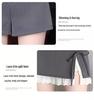 2025 New Korean Style Women's High Waist White Summer Shorts, Slimming Wide Leg Casual Pants