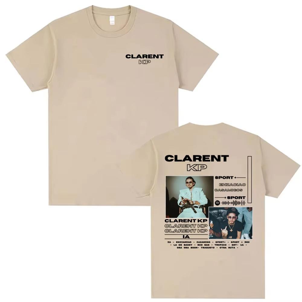Rapper Clarent Kp Enzaciao Casamigos Album Tshirts Men Women Fashion Hip Hop Pop Music T Shirt pure Cotton Comfort Tshirt