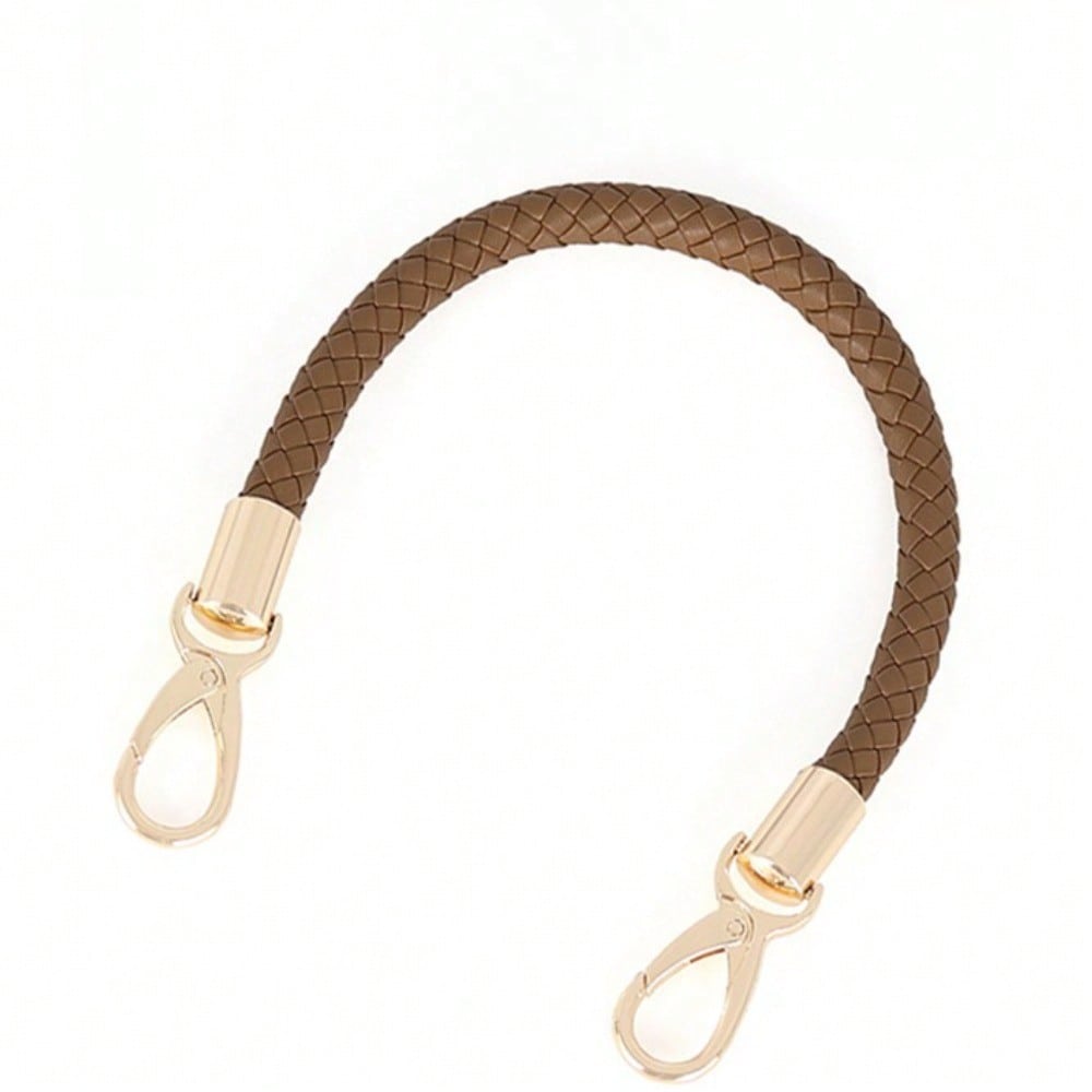 Hand-Woven Bag Belt, Hand Strap, Women's Bag Belt, Hardware Accessories, Leather Bag Belt, Woven Belt.